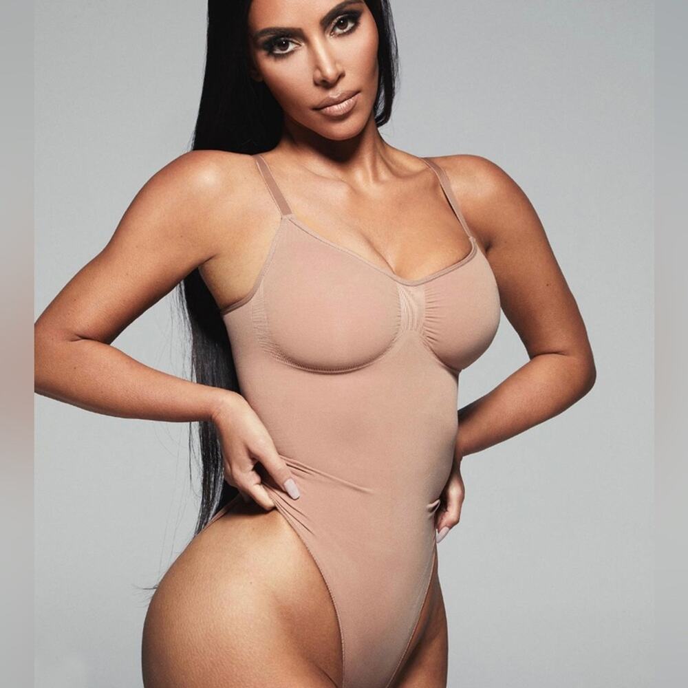 Skims One Piece Bodysuit Smoothing Shapewear Nude Size 2X-3X